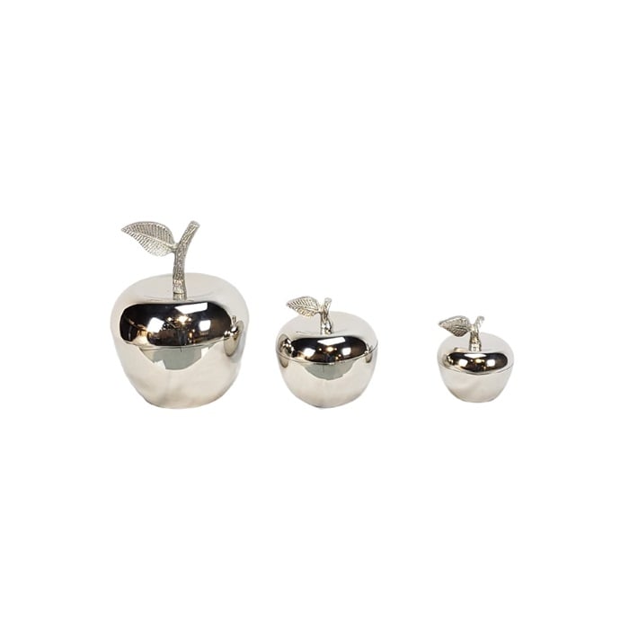 SET DE 3 POMMES ARGENTÉS