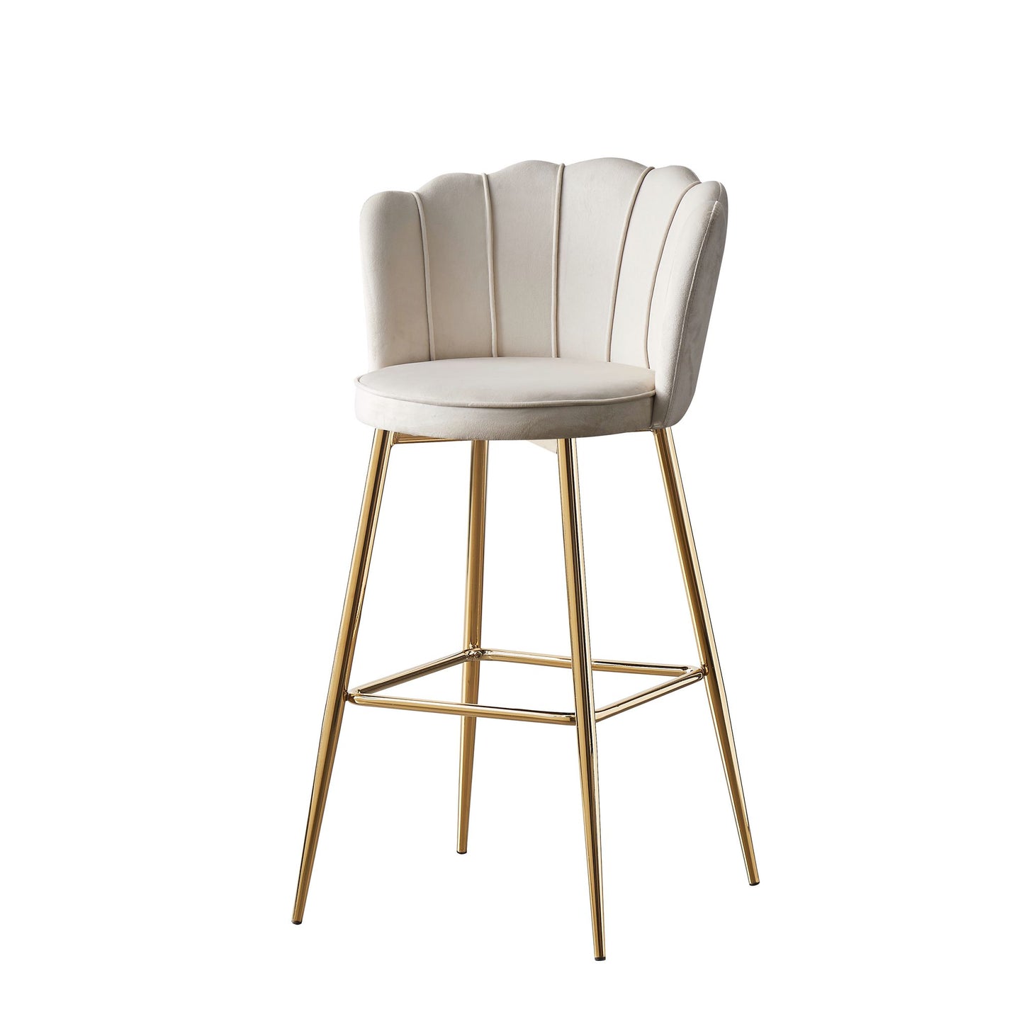 LOT DE 2 TABOURETS DE BAR "NYMPHÉA"