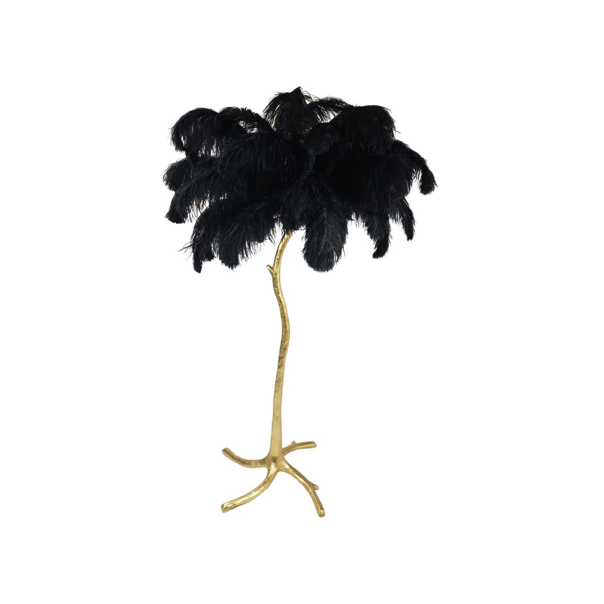 LAMPADAIRE "AUTRUCHE" NOIR