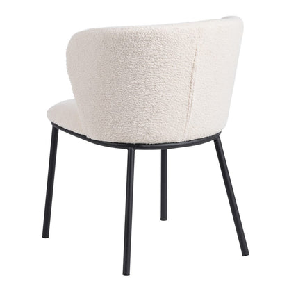 LOT DE 2 CHAISES "LILLE" ÉCRU