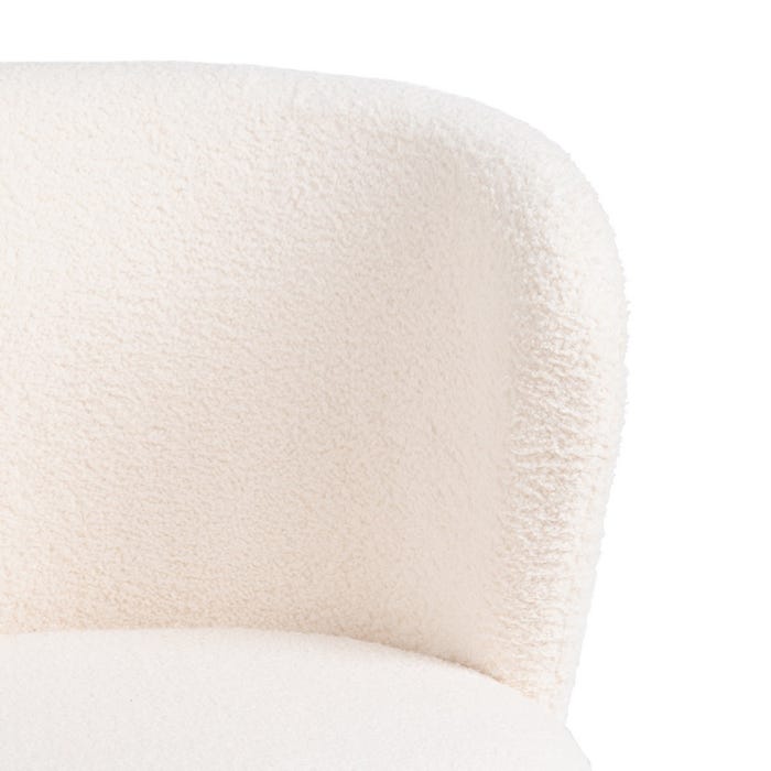 LOT DE 2 CHAISES "LILLE" ÉCRU