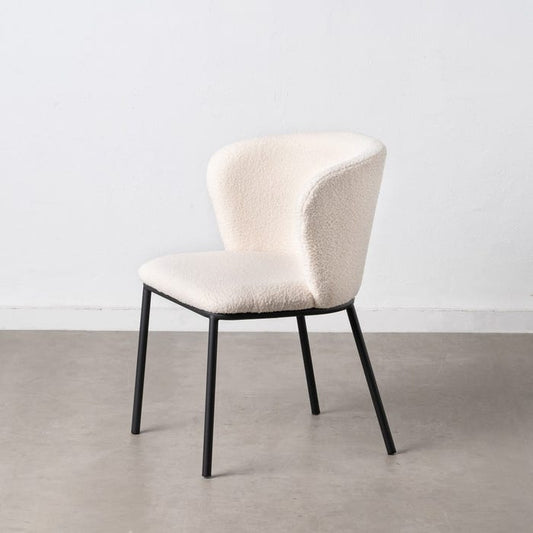 LOT DE 2 CHAISES "LILLE" ÉCRU