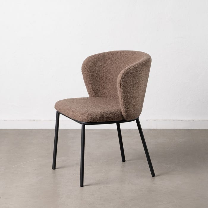 LOT DE 2 CHAISES "LILLE" MARRON