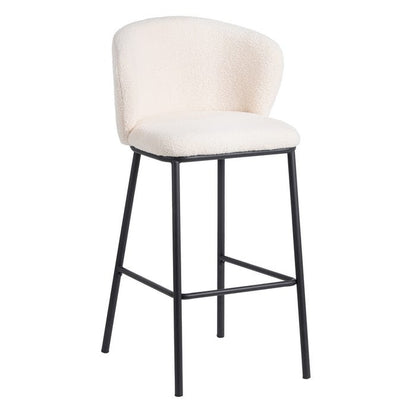TABOURET DE BAR "LILLE" ÉCRU