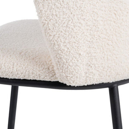 TABOURET DE BAR "LILLE" ÉCRU