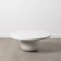 TABLE BASSE RONDE  "WHITE"