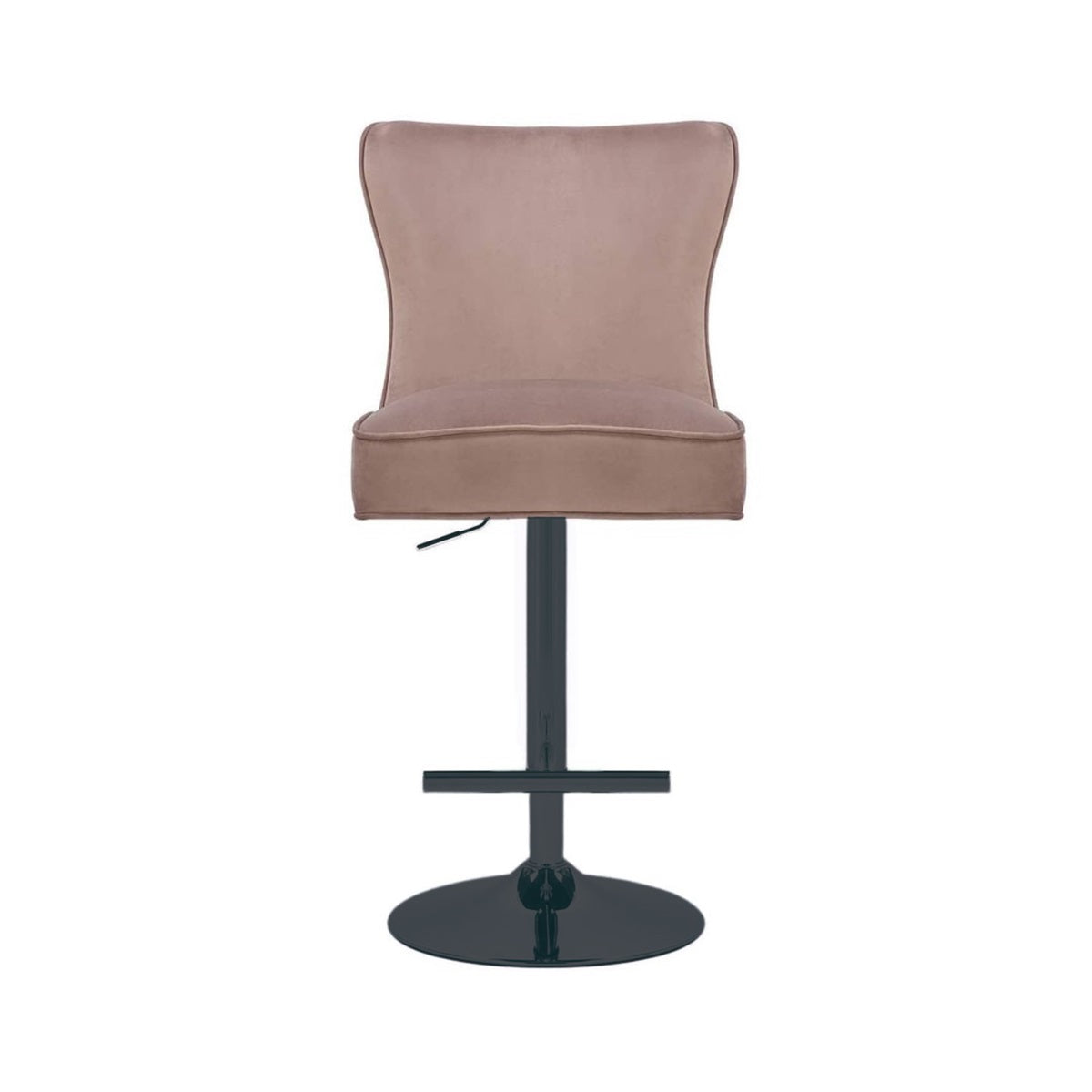 LOT DE 2 TABOURETS DE BAR "RIXOS" BLACK
