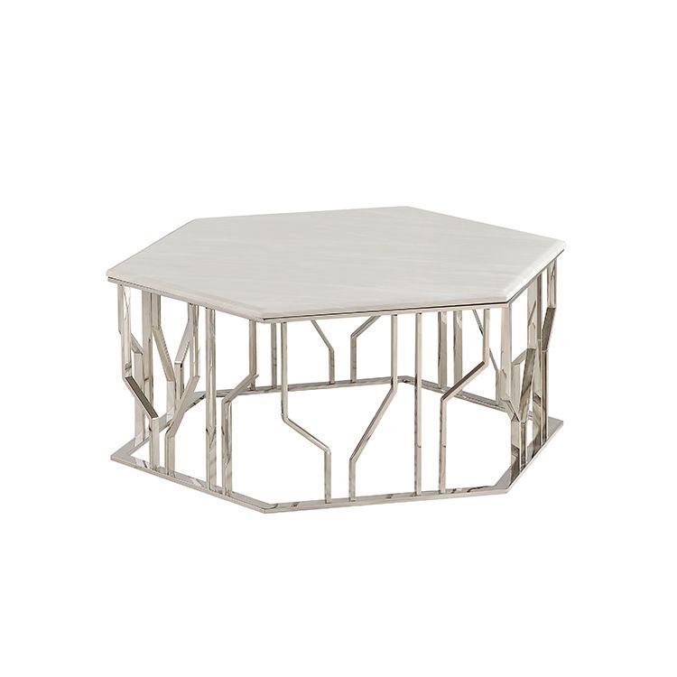 TABLE BASSE "TARANTO" MARBRE VÉRITABLE