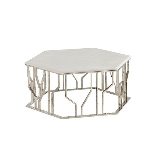 TABLE BASSE "TARANTO" MARBRE VÉRITABLE