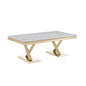 TABLE BASSE "FERRARA" GOLD
