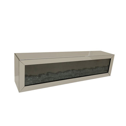 MEUBLE TV CHEMINÉE "ABANO" MIROIR
