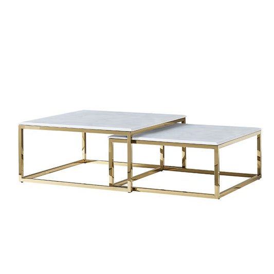 TABLE BASSE "SASSY" MARBRE