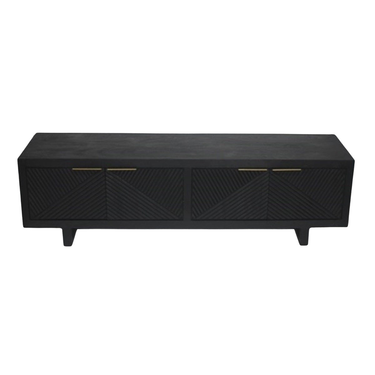 MEUBLE TV "ANVERS" BOIS NOIR