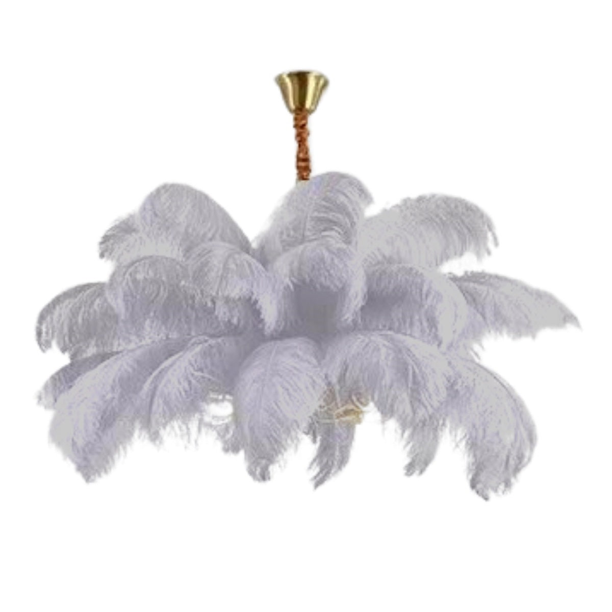 LUMINAIRE "AUTRUCHE" BLANC