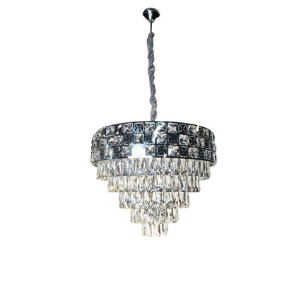 LUSTRE "IMPÉRIAL" ARGENTÉ