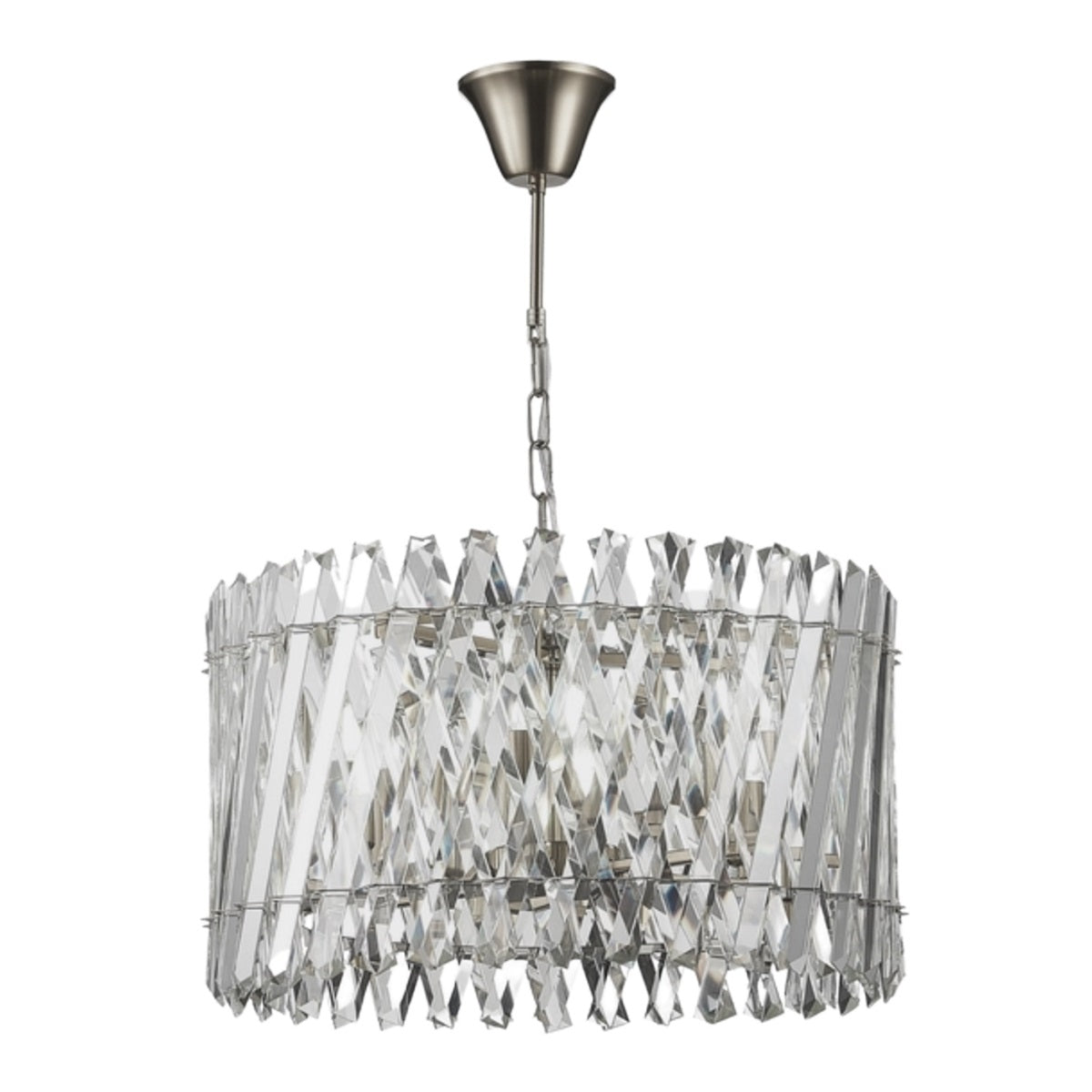 LUSTRE "BERLIN" ARGENTÉ