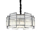 LUSTRE "SMOKE" ARGENTÉ