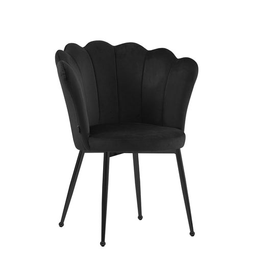 LOT DE 2 CHAISES "NYMPHEA"  BLACK