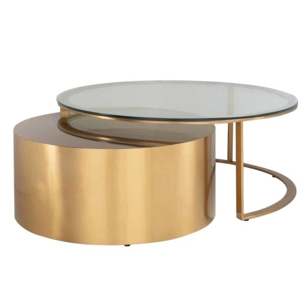 TABLE BASSE "MESSING"