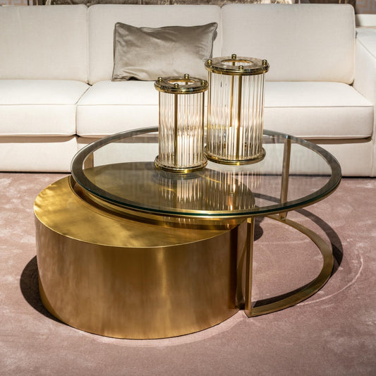 TABLE BASSE "MESSING"