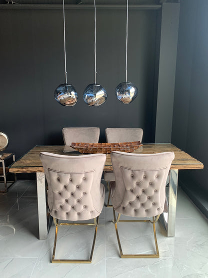 LOT DE 2 CHAISES "GABRIELLE"