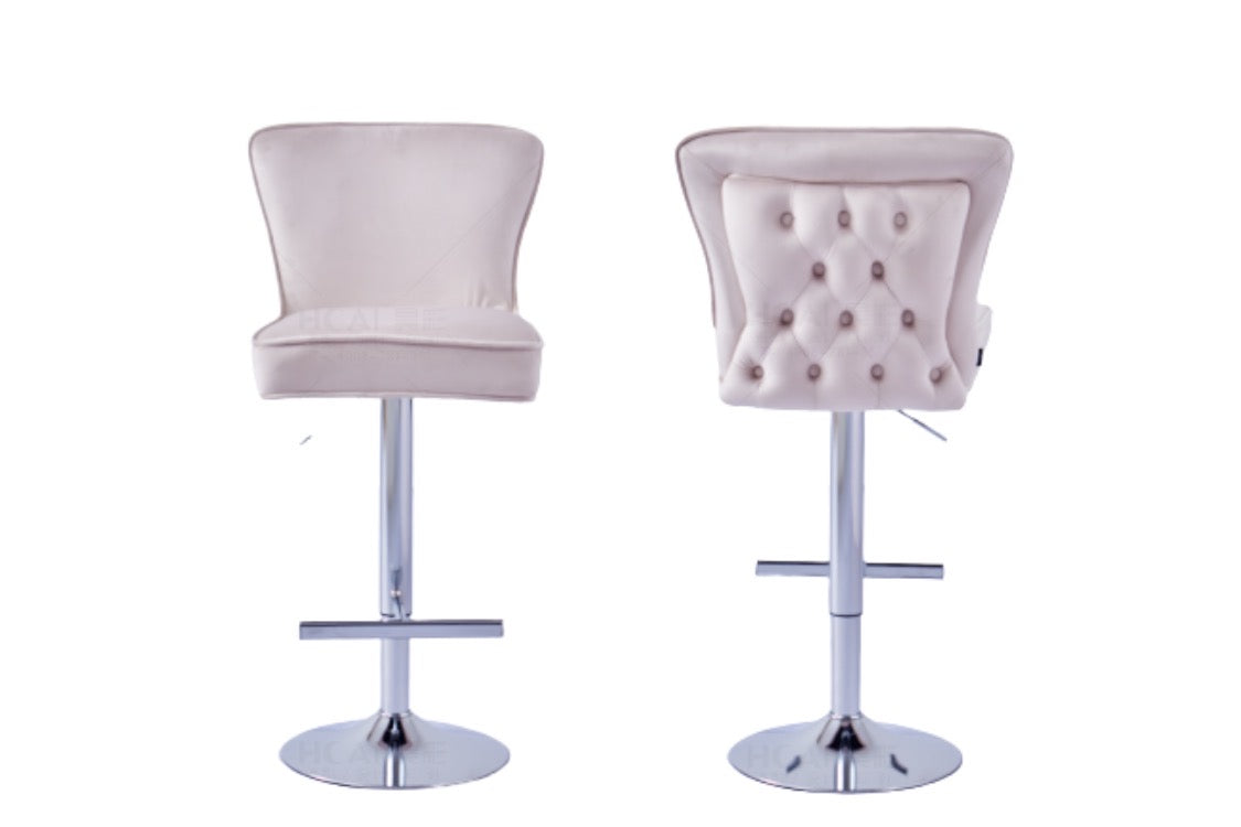LOT DE 2 TABOURETS DE BAR "RIXOS"