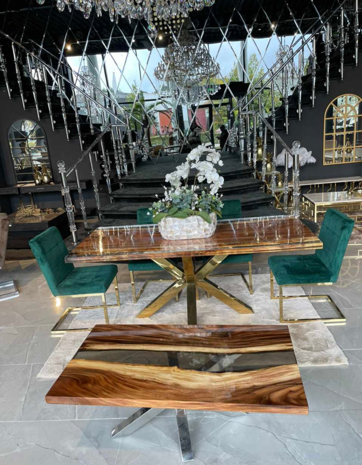 TABLE À MANGER "EPOXY"