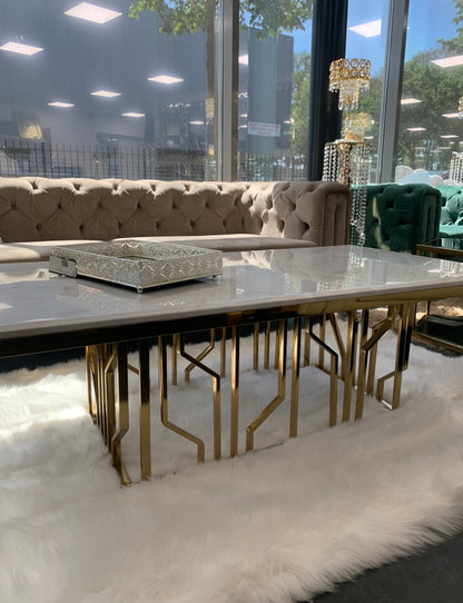 TABLE BASSE "TARANTO" MARBRE