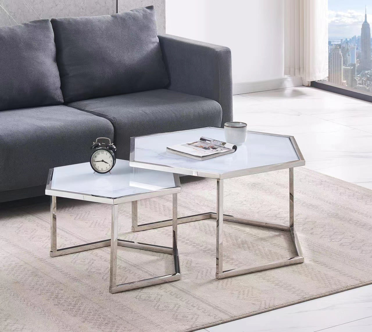TABLE BASSE "HEXAGONAL"