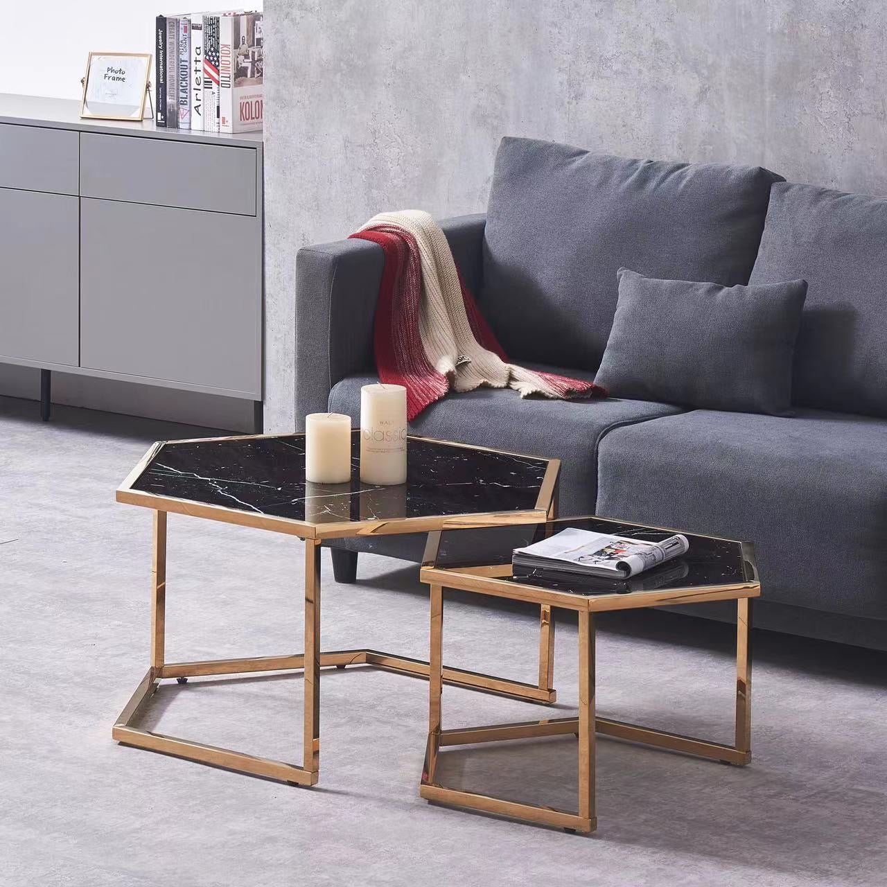 TABLE BASSE "HEXAGONAL"