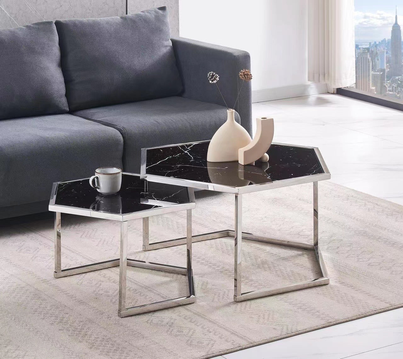 TABLE BASSE "HEXAGONAL"