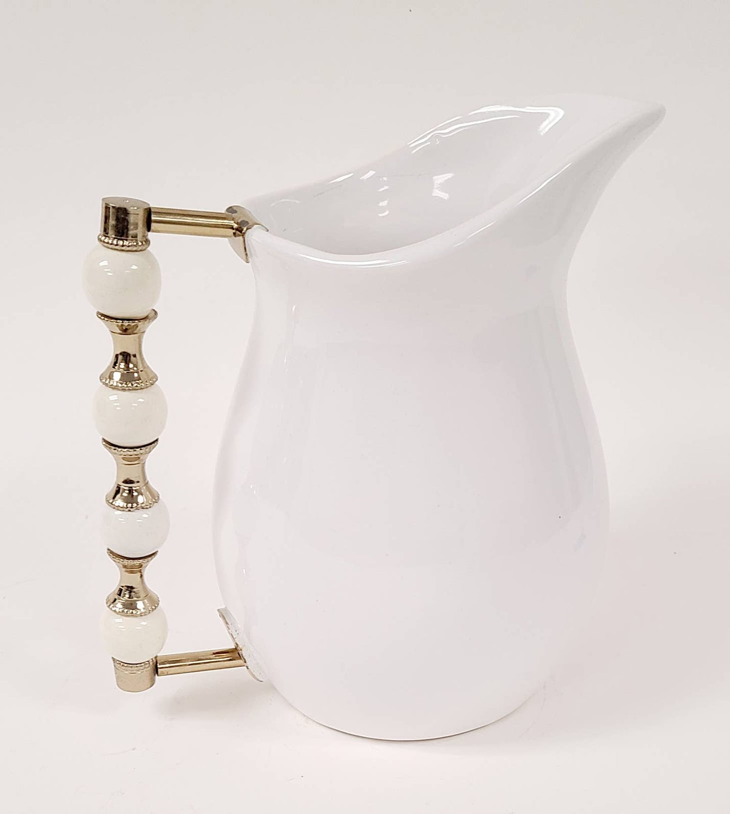 PICHET BLANC ET DORÉ "FARAH"