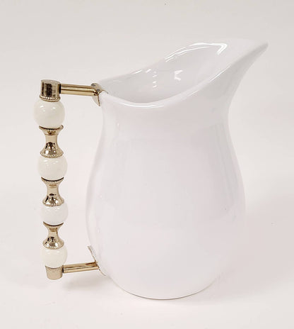 PICHET BLANC ET DORÉ "FARAH"