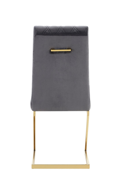 LOT DE 2 CHAISES « COCO » GOLD