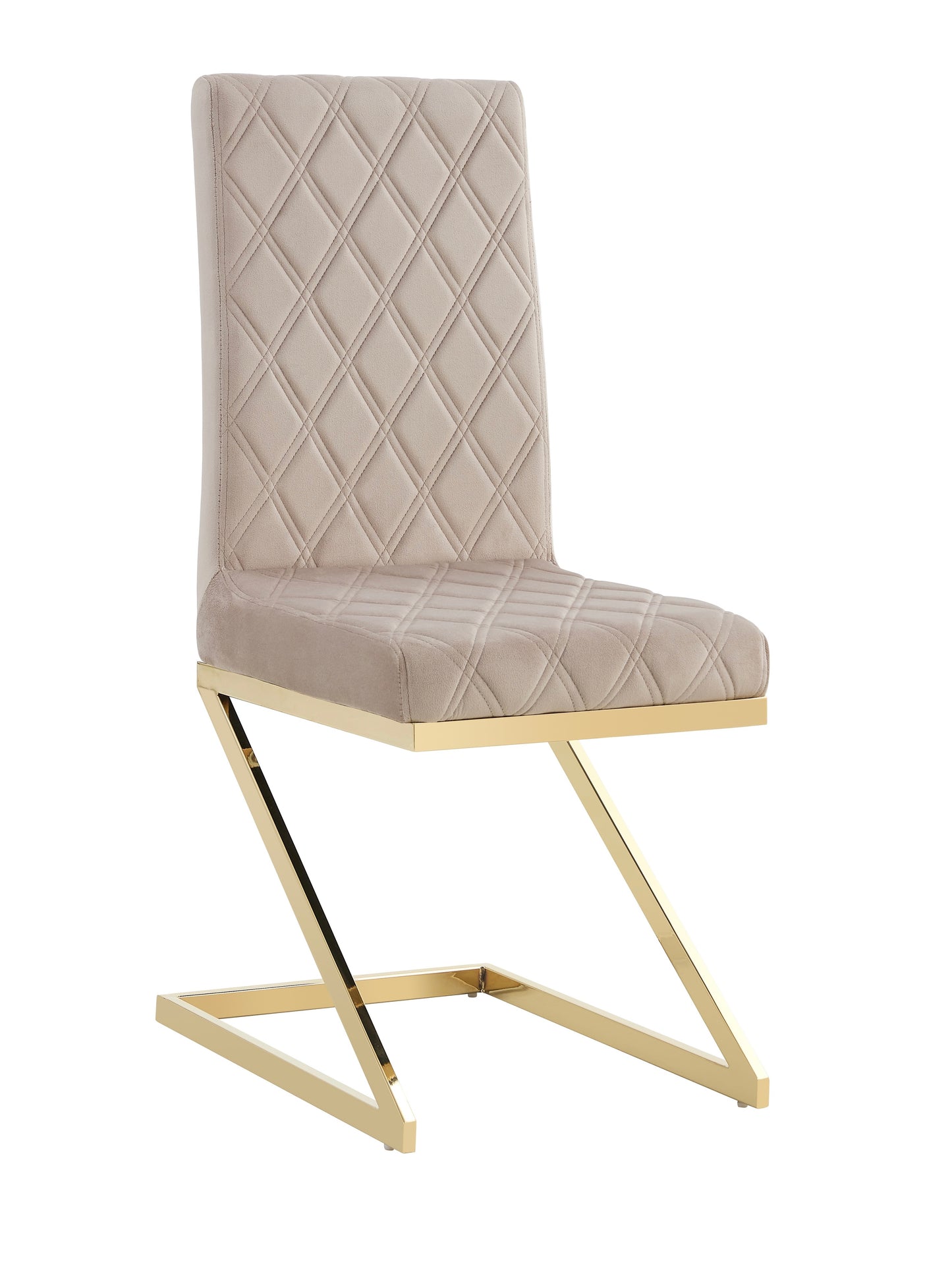 LOT DE 2 CHAISES « COCO » GOLD