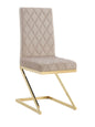 LOT DE 2 CHAISES « COCO » GOLD