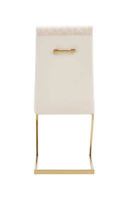 LOT DE 2 CHAISES « COCO » GOLD