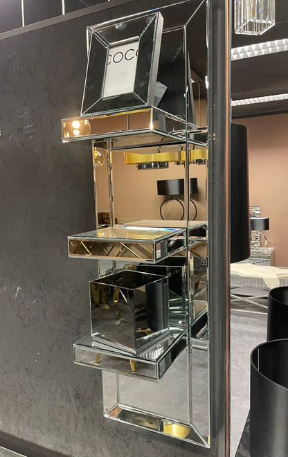 ÉTAGÈRE « MILA »MIROIR