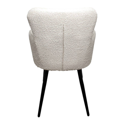 LOT DE 2 CHAISES « WING » LAINE BOUCLÉE
