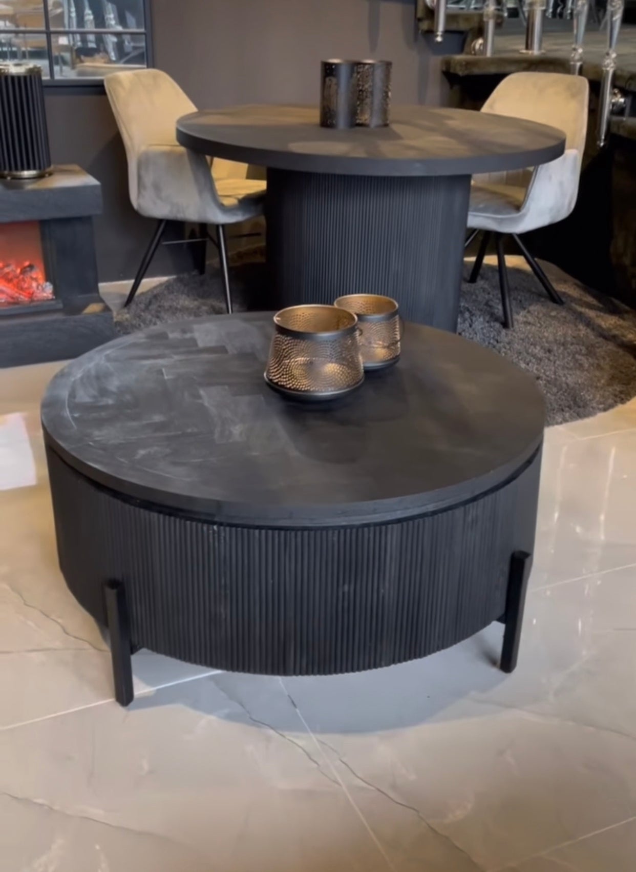 TABLE BASSE "FOSTER" RONDE