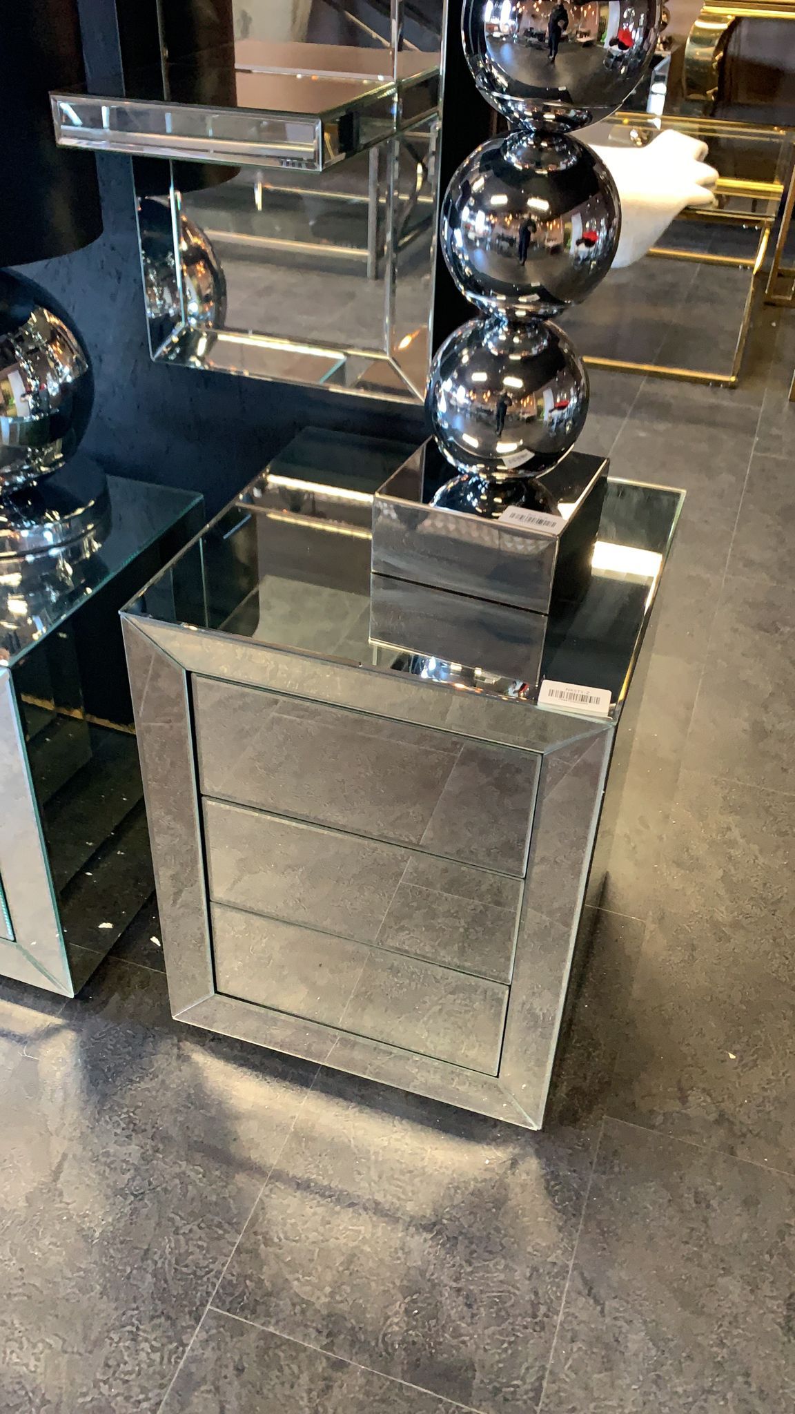 CHEVETS MIROIR « LUXURY »
