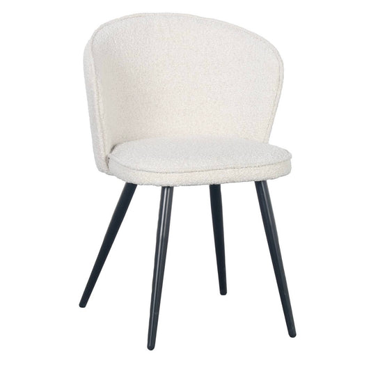 CHAISE « RIVER » LAINE BOUCLÉE