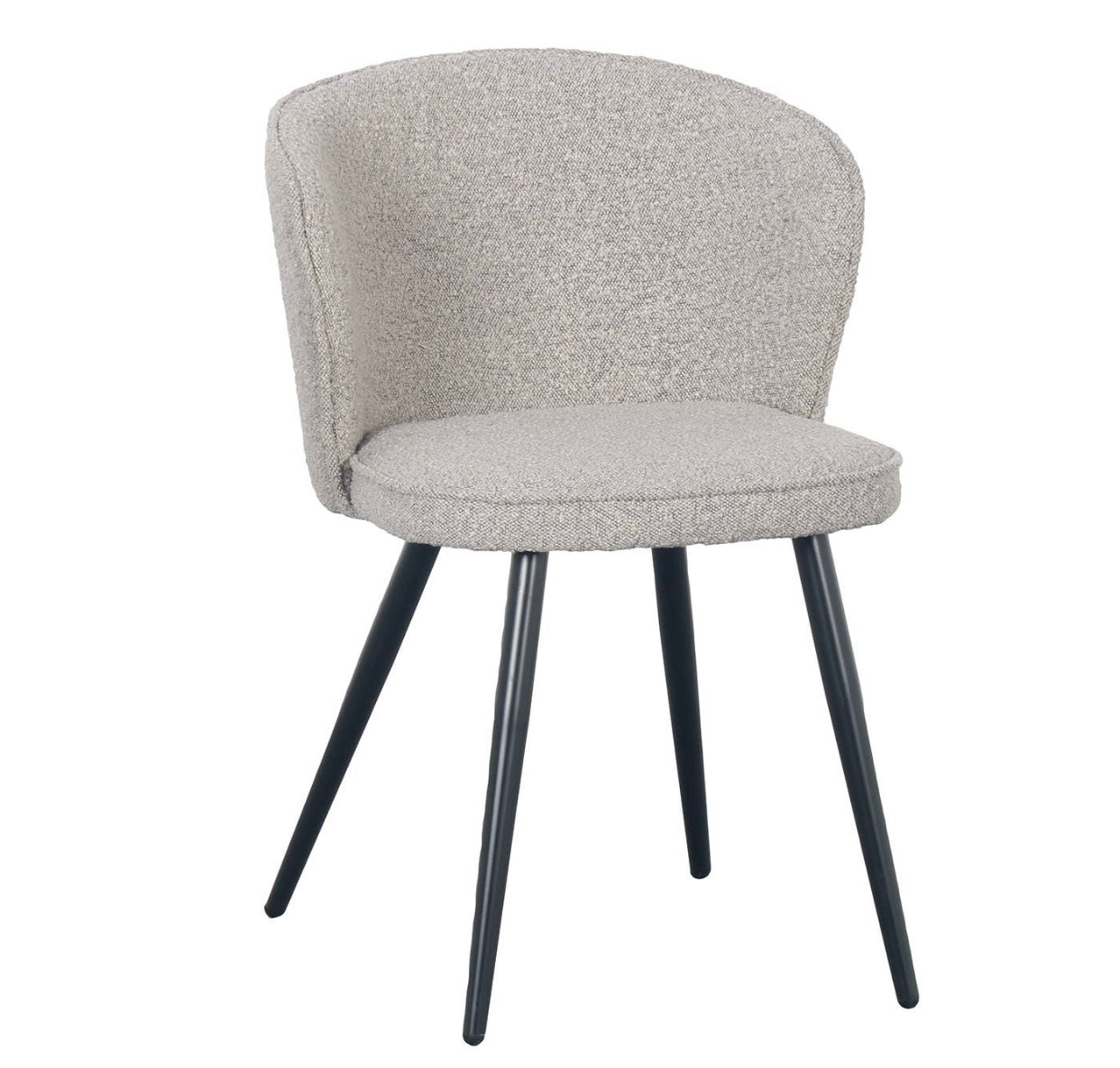 CHAISE « RIVER » LAINE BOUCLÉE