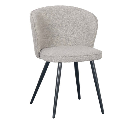 CHAISE « RIVER » LAINE BOUCLÉE