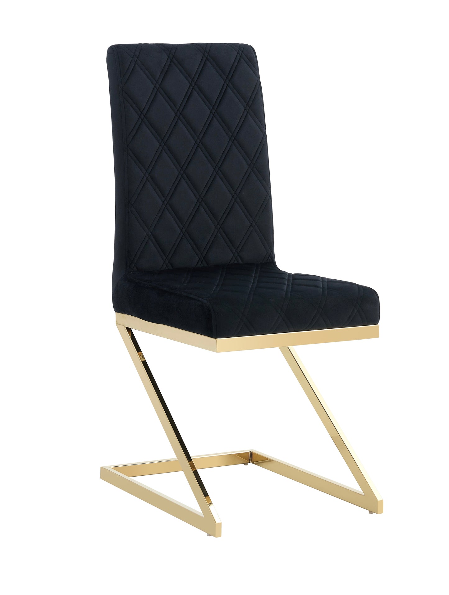 LOT DE 2 CHAISES « COCO » GOLD