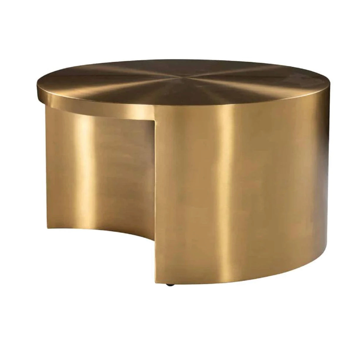 TABLE BASSE « QUEEN » GOLD