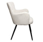 LOT DE 2 CHAISES « WING » LAINE BOUCLÉE