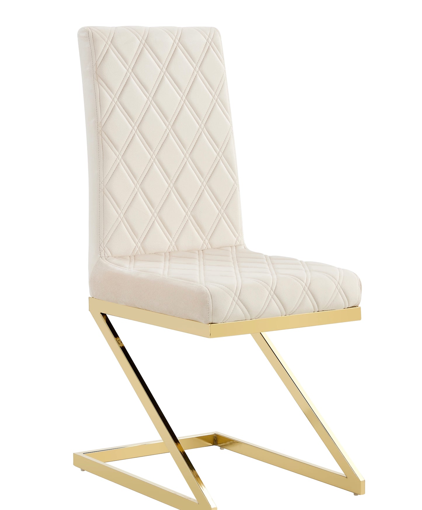 LOT DE 2 CHAISES « COCO » GOLD