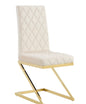 LOT DE 2 CHAISES « COCO » GOLD