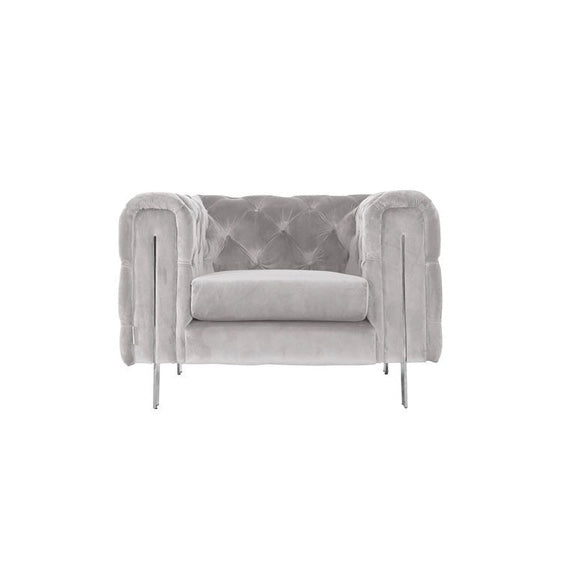 FAUTEUIL "CAMPANIA" SILVER